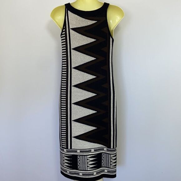 Diane Von Furstenberg Dress Cashmere Cotton Navajo Print NWT Sz Small - Picture 7 of 10
